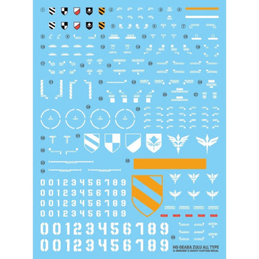 G-Rework CD-H102 Premium Decal for HG Geara Zulu